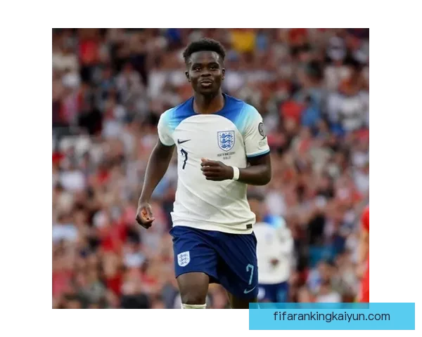 萨卡在英格兰国家队中的受欢迎度持续提升，表现备受关注